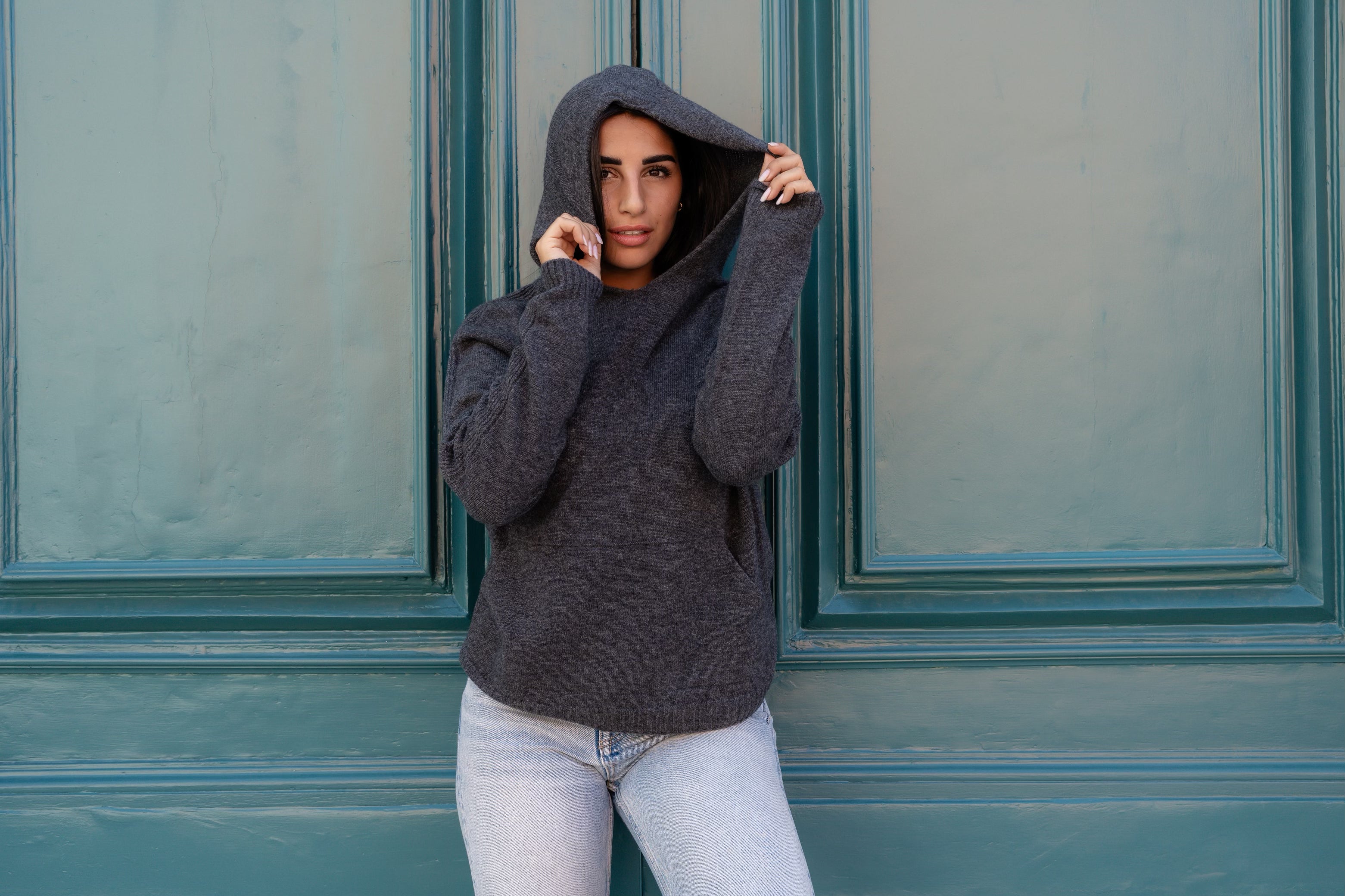 Hooded sweater