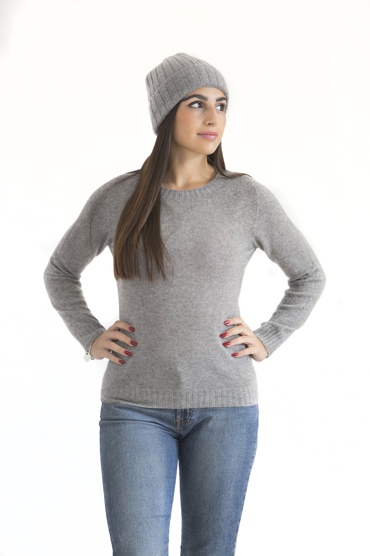 2-ply round-neck sweater