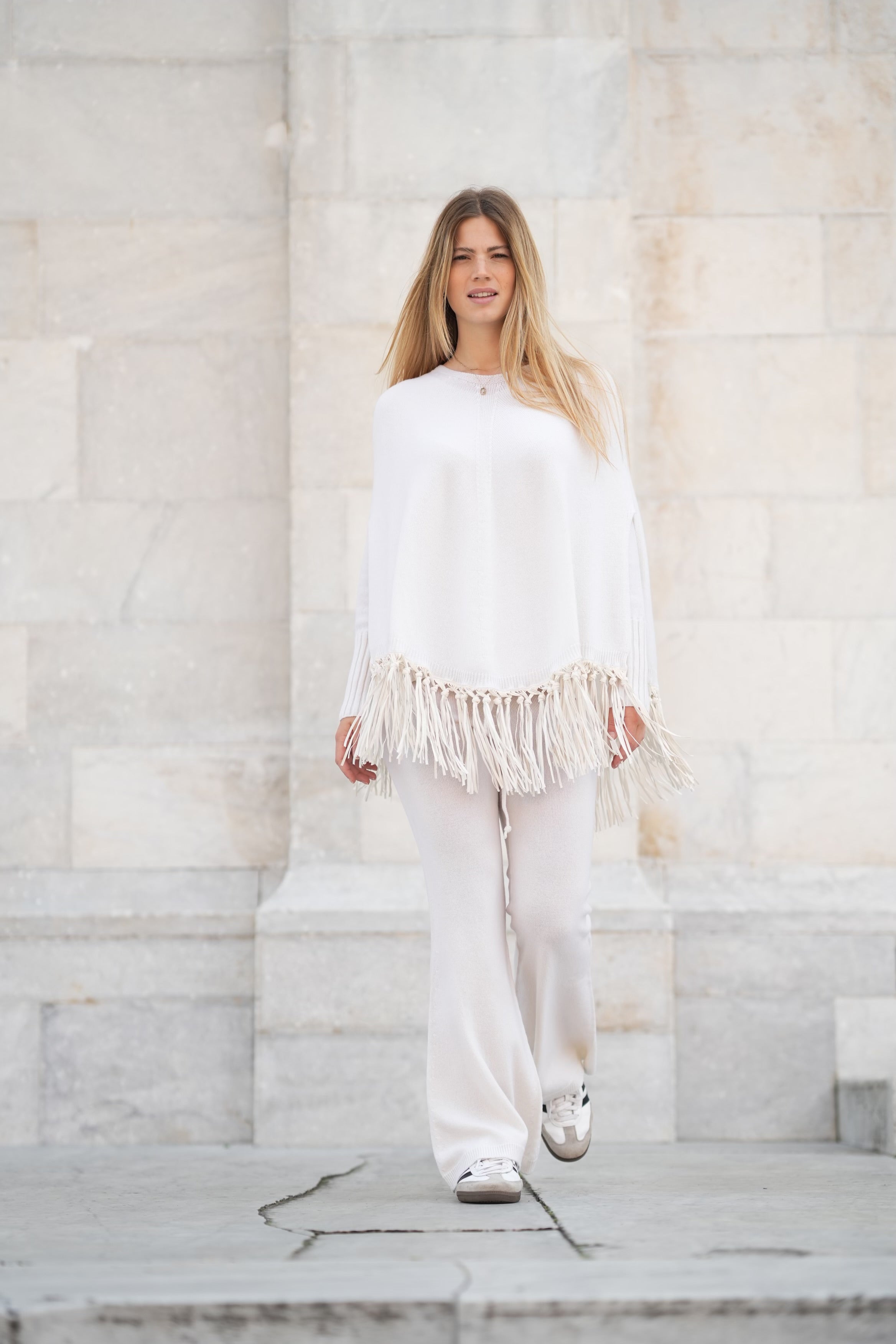 Fringed poncho