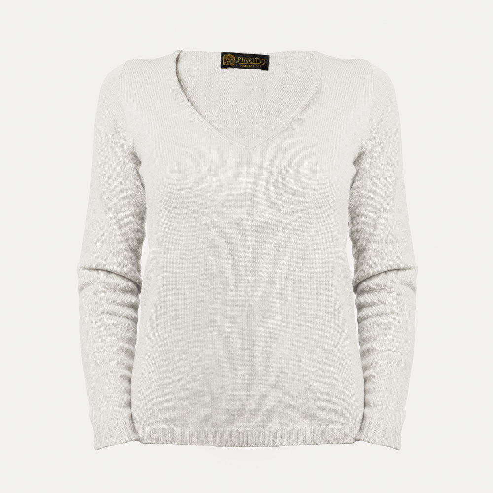 2-ply v-neck sweater