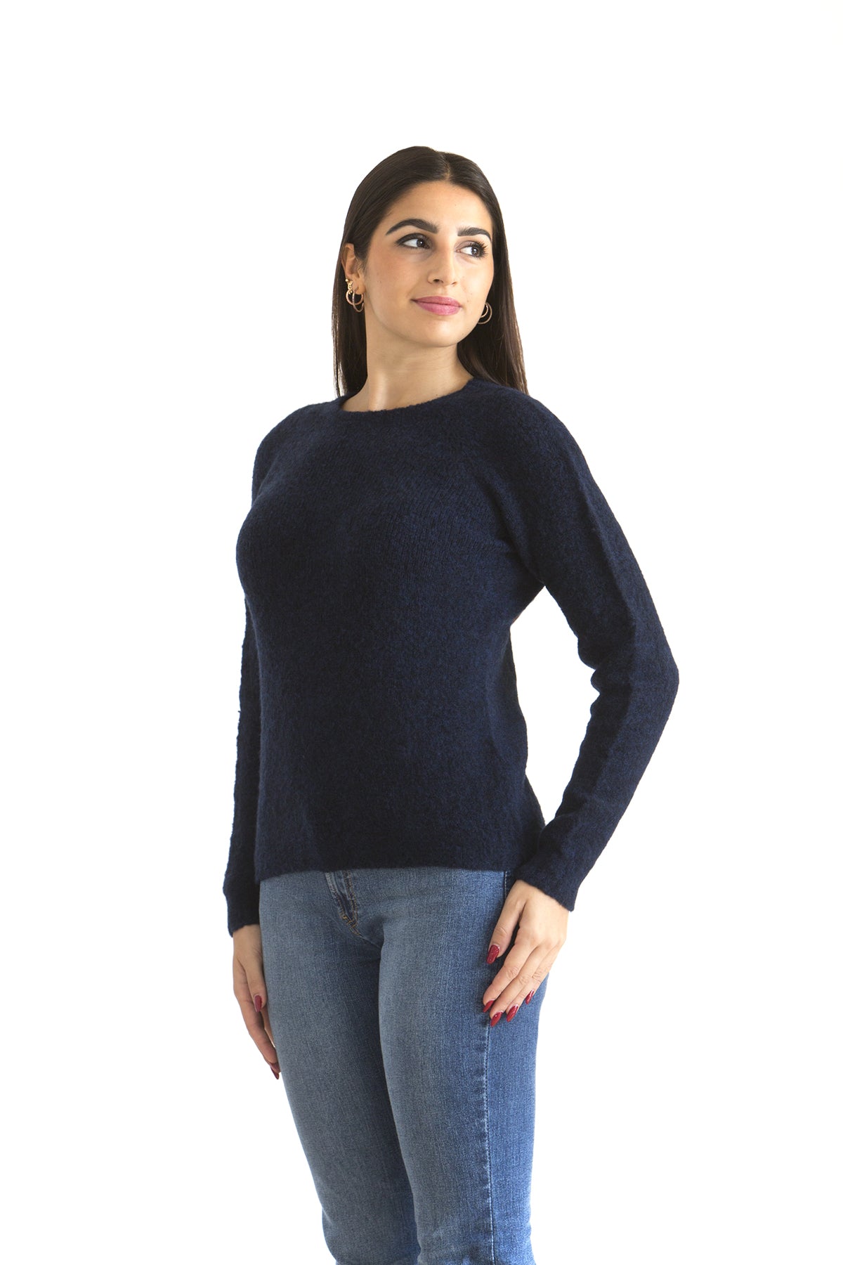 2-ply round-neck sweater